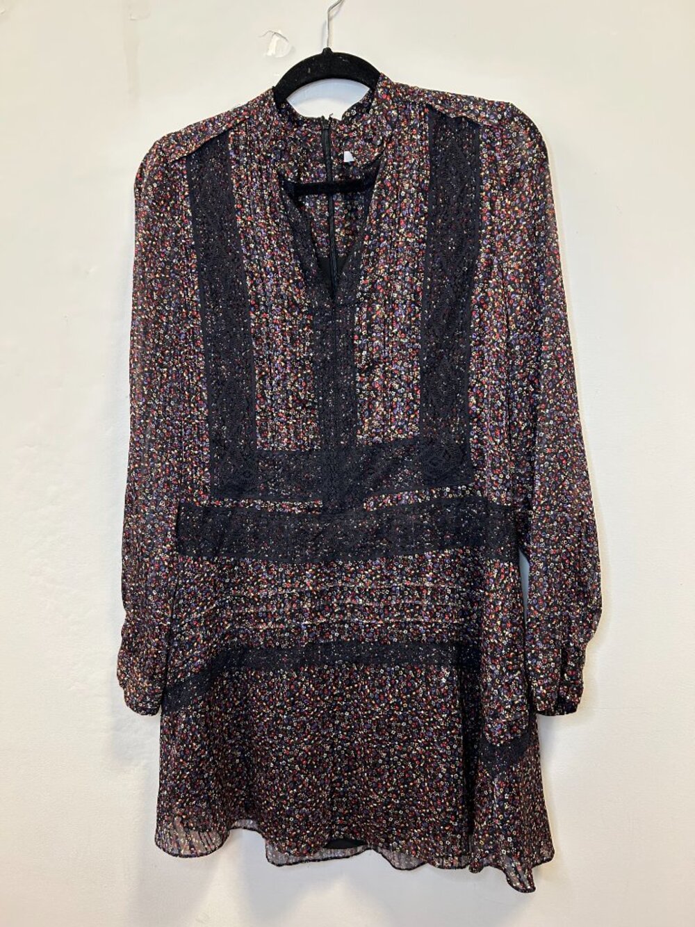 Like new Derek Lam 10 Crosby Floral Dress With Lace Trim Size 6